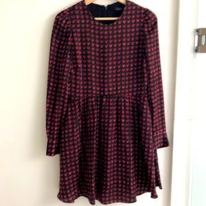 Zara hearts dress
